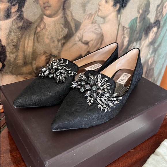 Badgley Mischka Women's Mandy Loafer Flat - New in Box - Size 6 - Picture 9 of 14